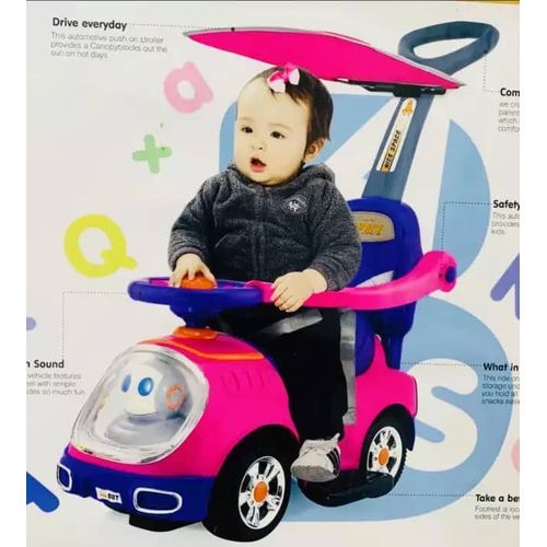 Unisex Stroller Pusher Ride-on Cars For Kids 1-3Yrs