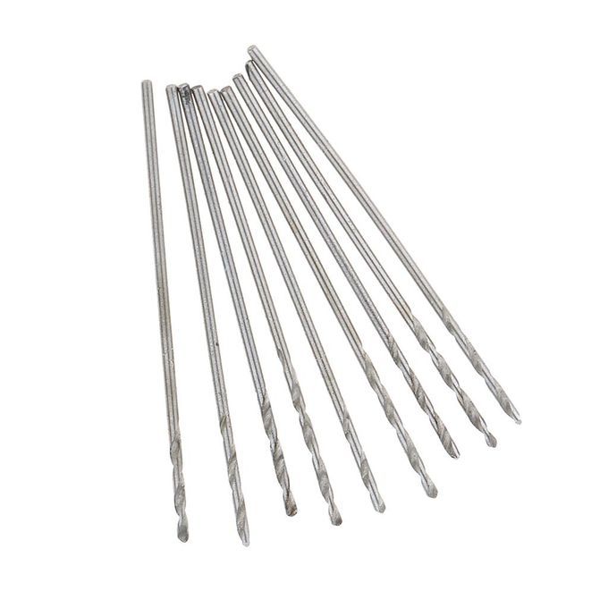 10pcs 0.8mm Twist Drill Bit Power Tools For Metal Wood Working