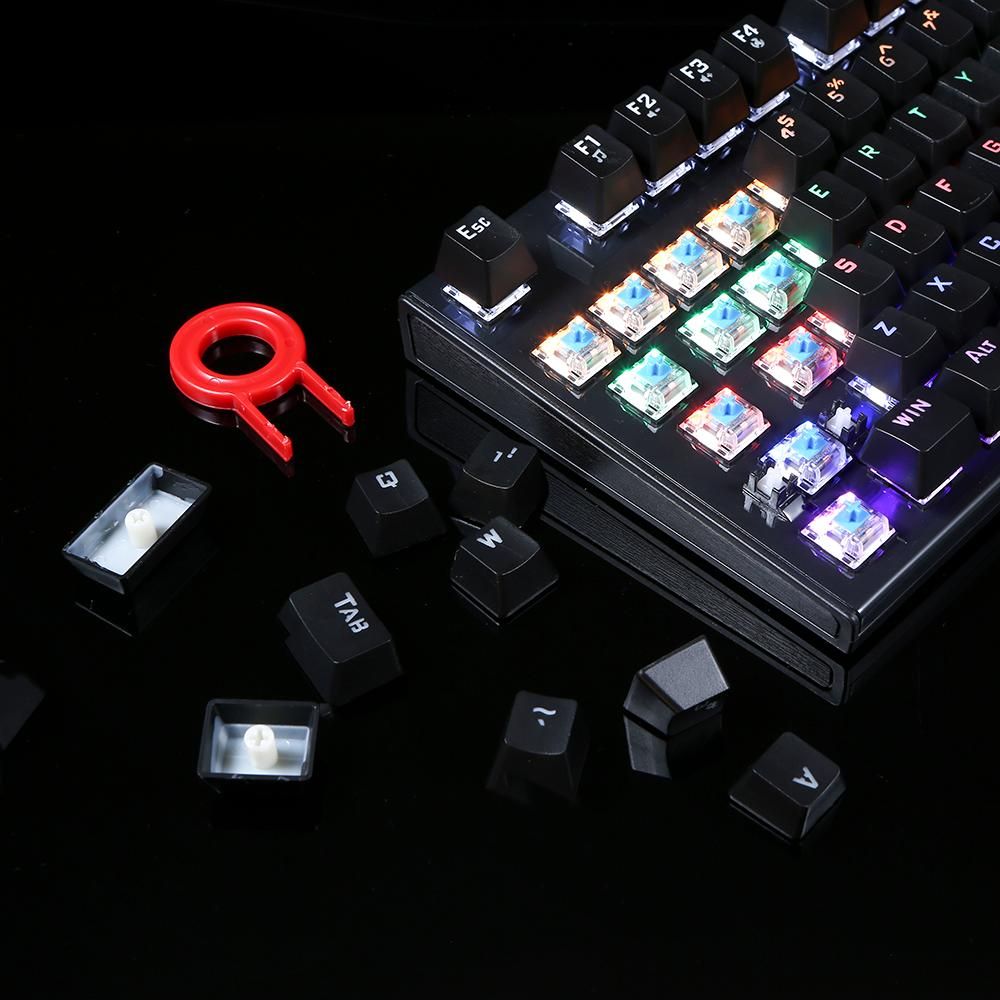 Illuminated Keyboard 87 Keys Gaming Keyboard USB Powered Operated 3 Levels Adjustable Brightness Dimmable for Computer Laptop E-sports Compatible with WINDOWS/95/98/Me/NT/XP/W7 System