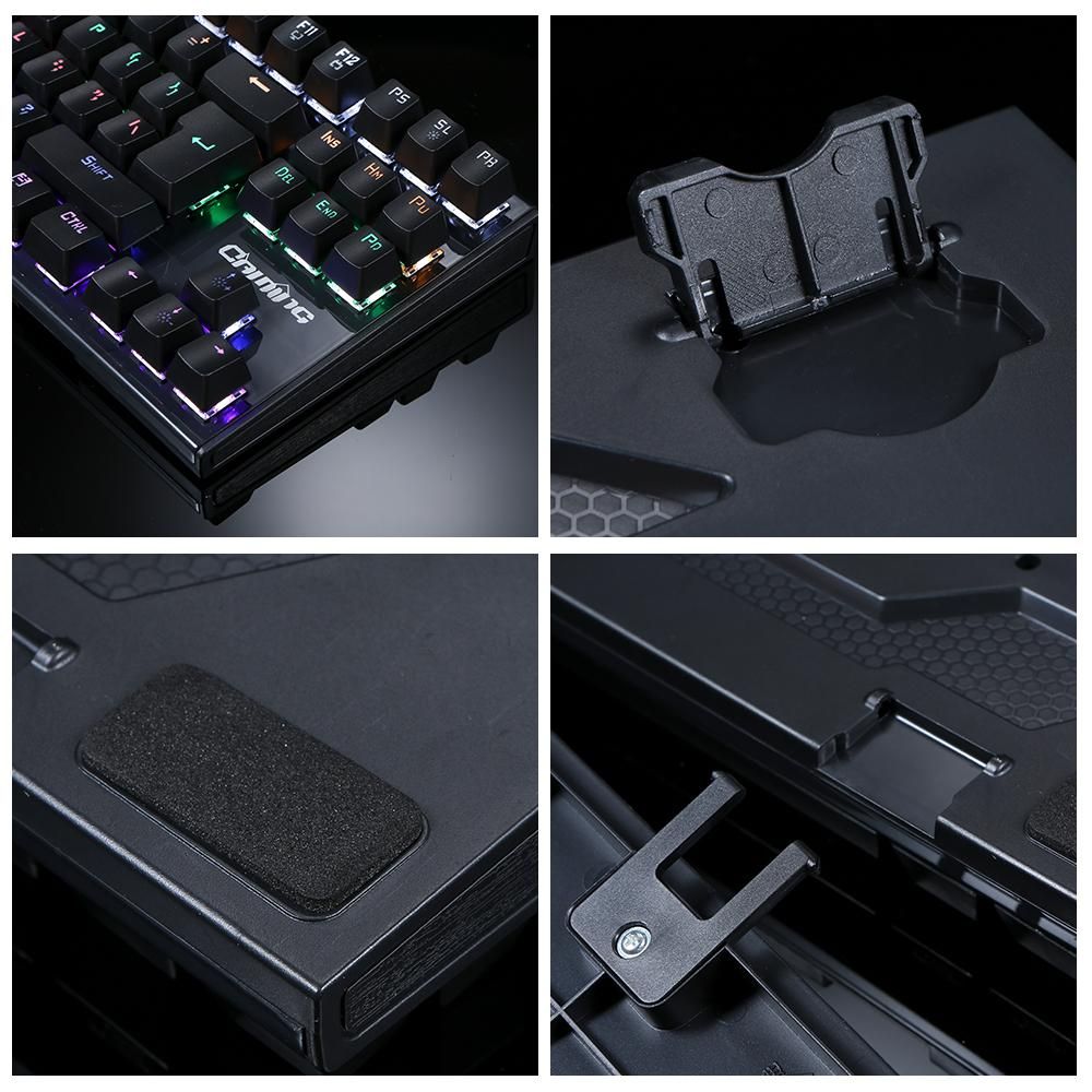 Illuminated Keyboard 87 Keys Gaming Keyboard USB Powered Operated 3 Levels Adjustable Brightness Dimmable for Computer Laptop E-sports Compatible with WINDOWS/95/98/Me/NT/XP/W7 System