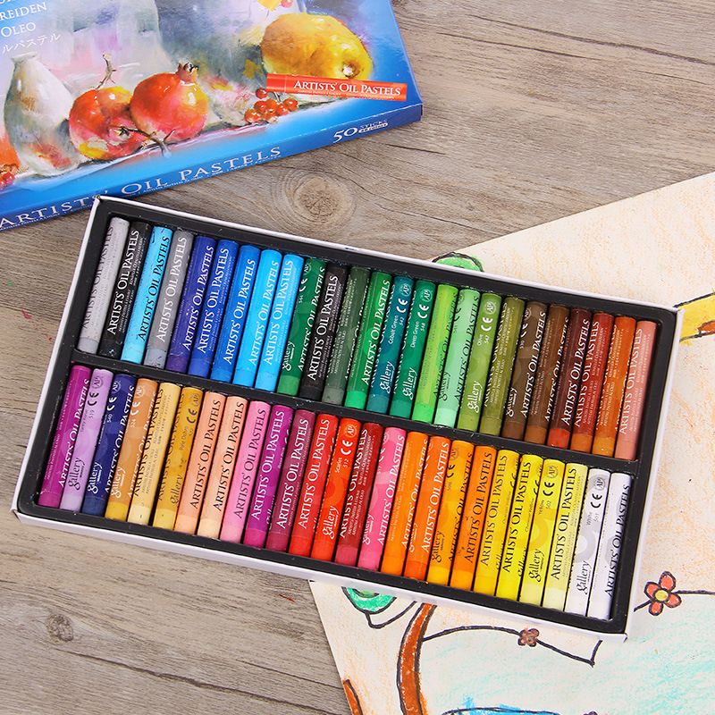 48 Colors Oil Pastel For Artist Student Graffiti Soft Pen