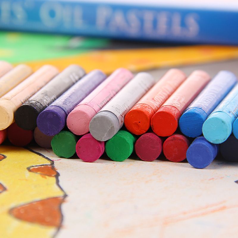 48 Colors Oil Pastel For Artist Student Graffiti Soft Pen
