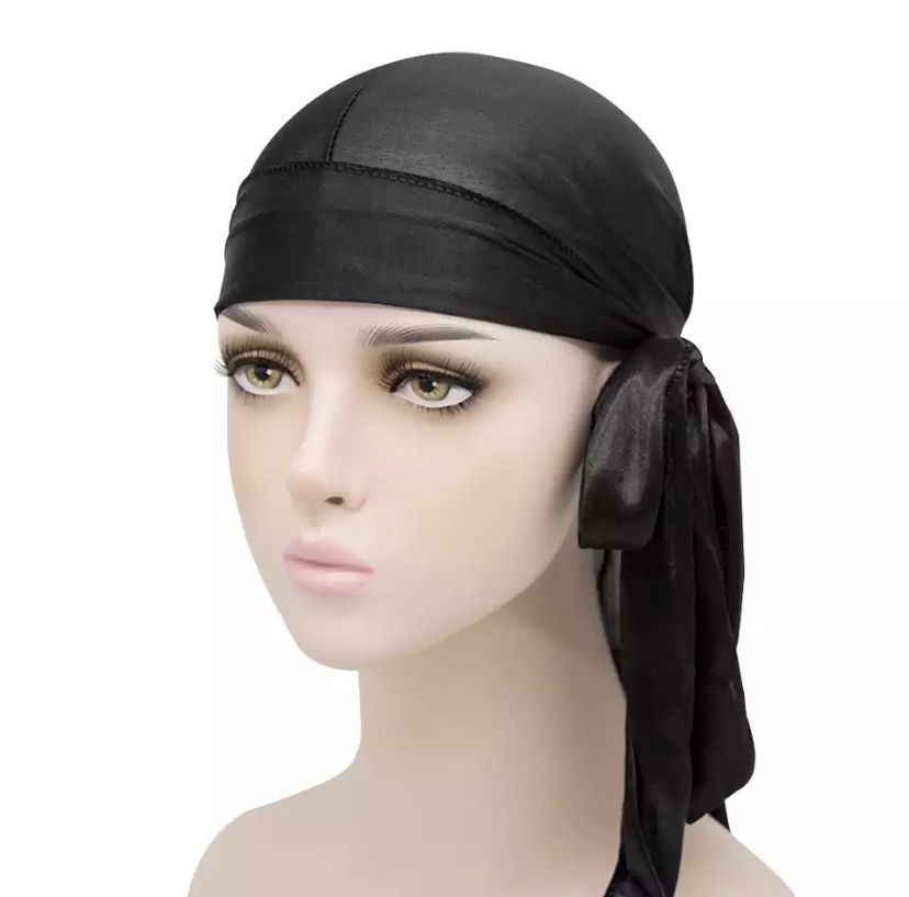 Premium Extra Long Slik Grey Durag -durag