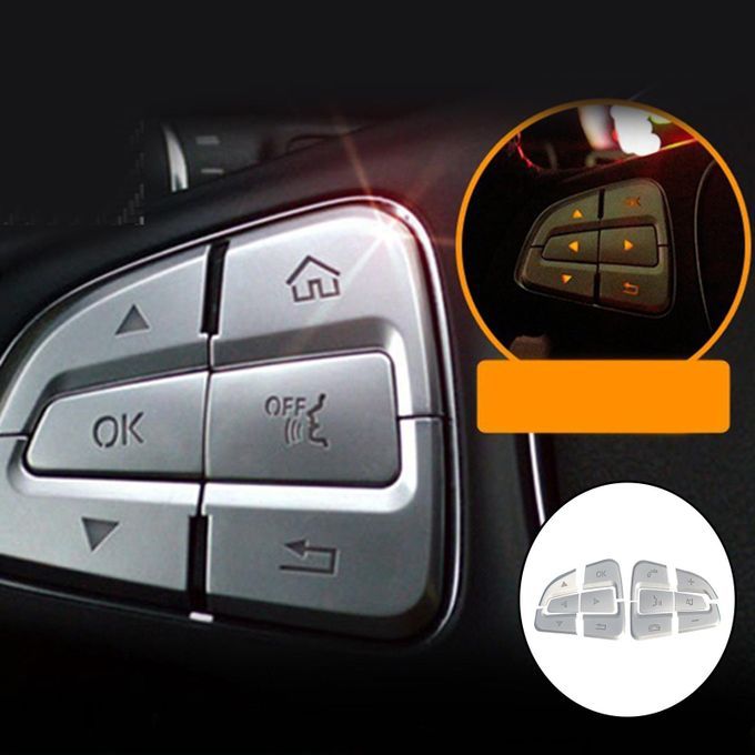 Car Steering Wheel Button Cover Trims 12Pcs Fit For GLC GLE GLS Arrow
