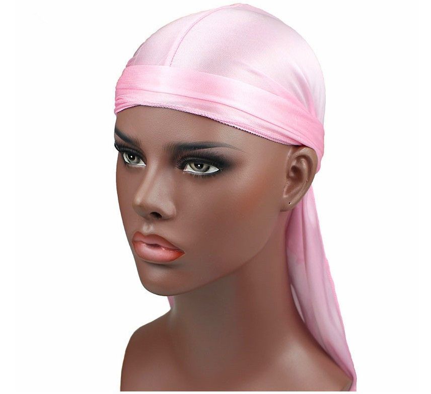 Premium Sliky Durag Bandana Unisex Pink