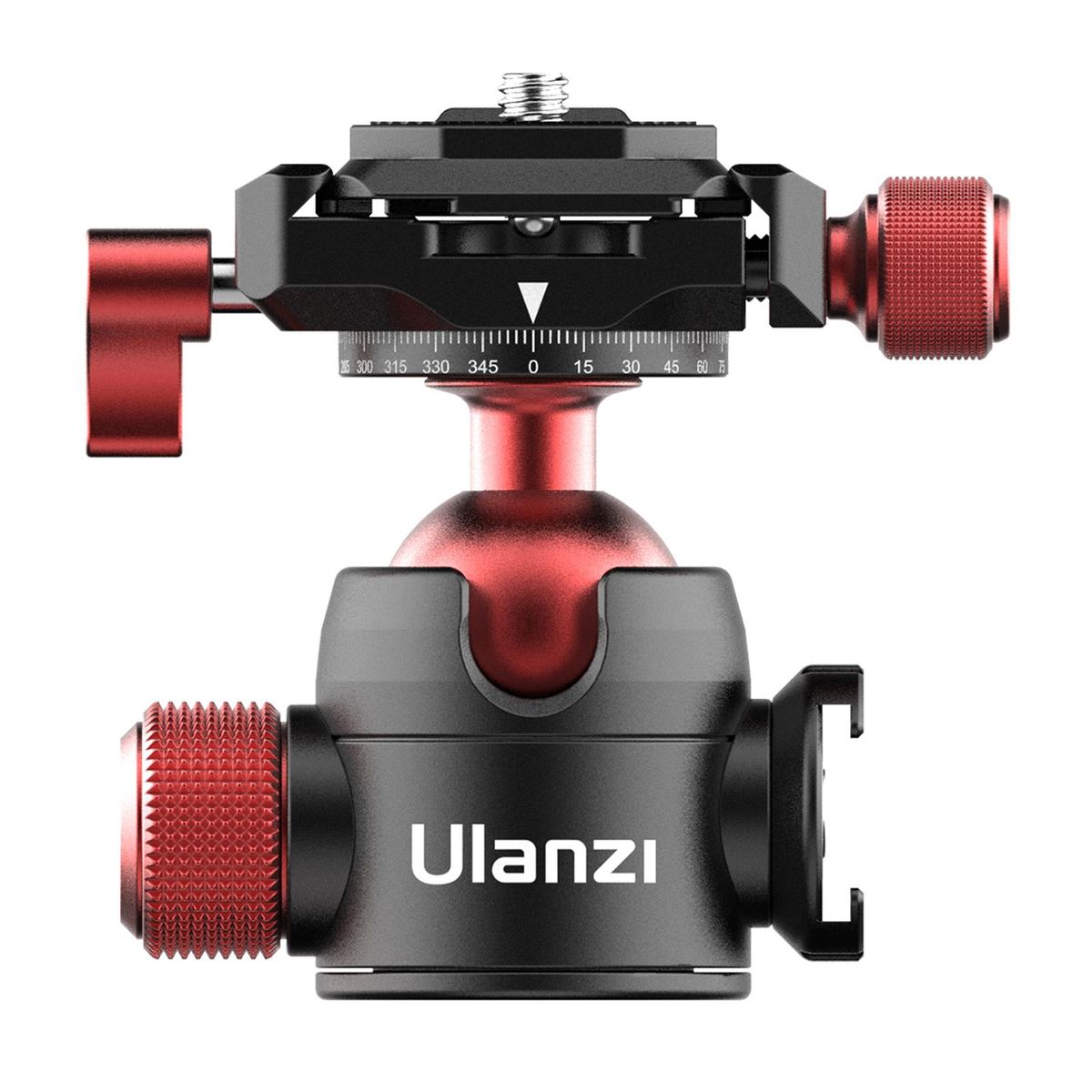 Ulanzi U-70 Mini Ball Head Dual 360° Panorama Adjusting with Cold Shoe Mount Quick Release Plate Compatible with Arca-Swiss Peak Design Quick Release