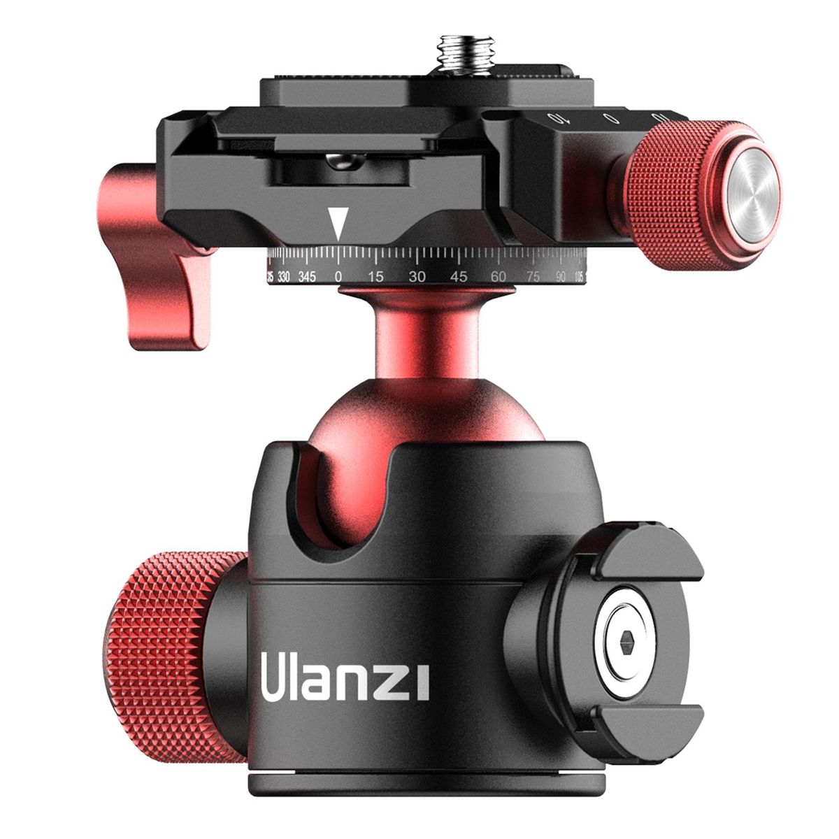 Ulanzi U-70 Mini Ball Head Dual 360° Panorama Adjusting with Cold Shoe Mount Quick Release Plate Compatible with Arca-Swiss Peak Design Quick Release