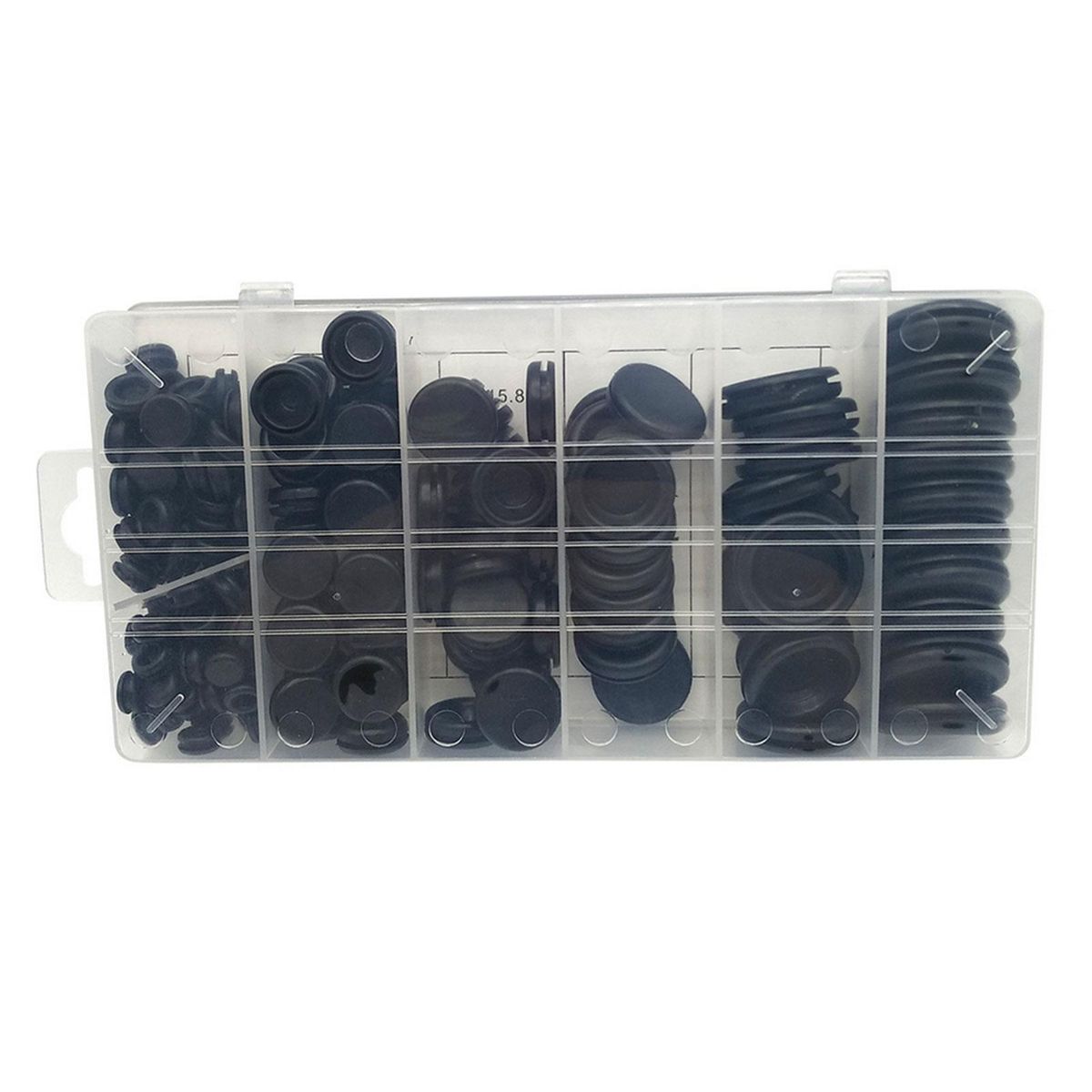 170Pcs Rubber Grommets Assortment Firewall Hole Plug Electrical Wire Gasket Set