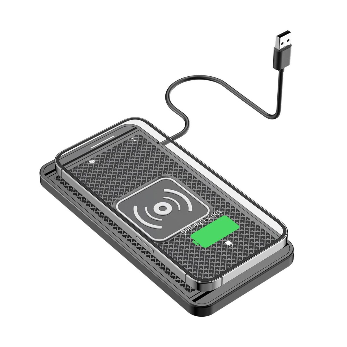 Wireless Charger Pad Fast Charging Non-slip Diy Trim Wide B