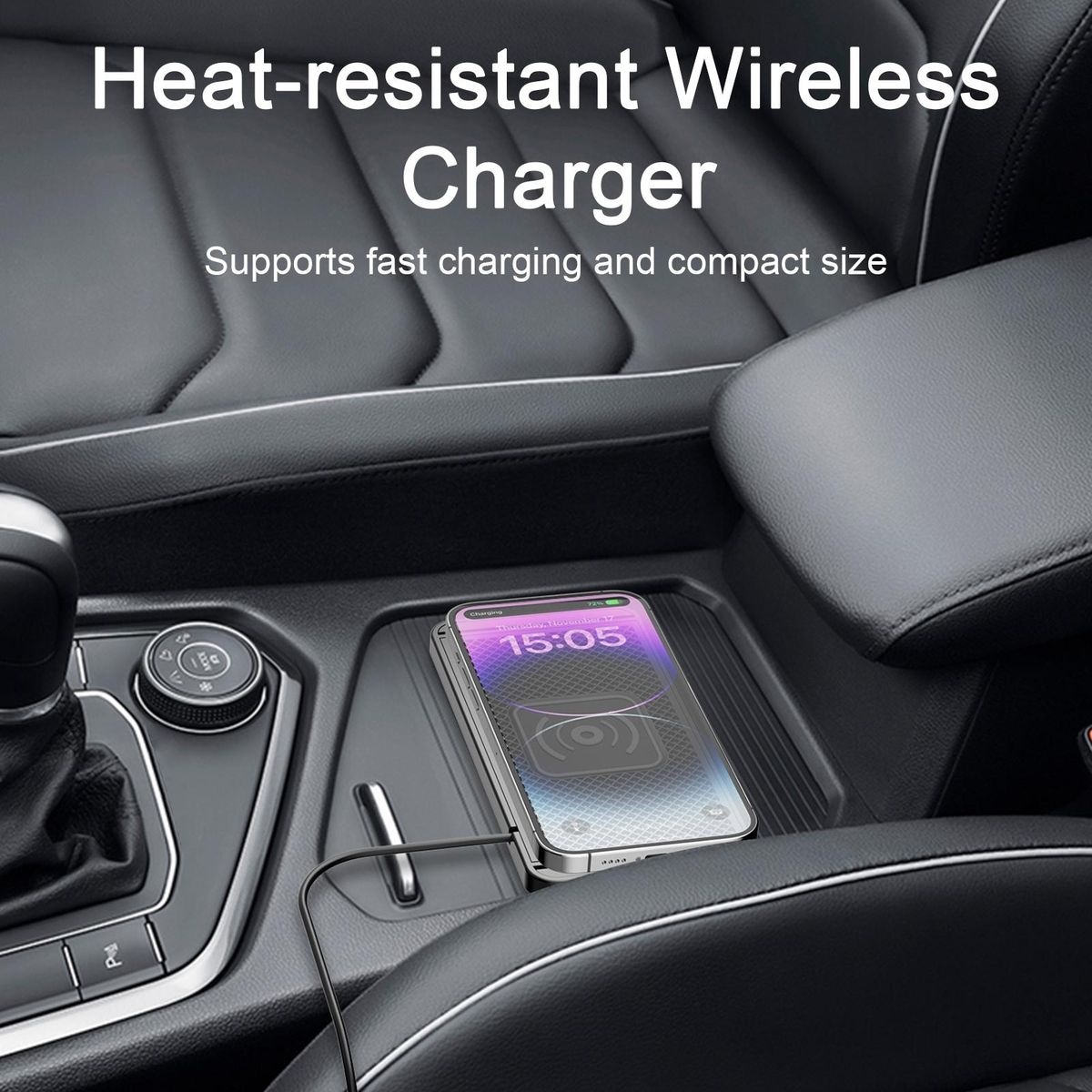 Wireless Charger Pad Fast Charging Non-slip Diy Trim Wide B