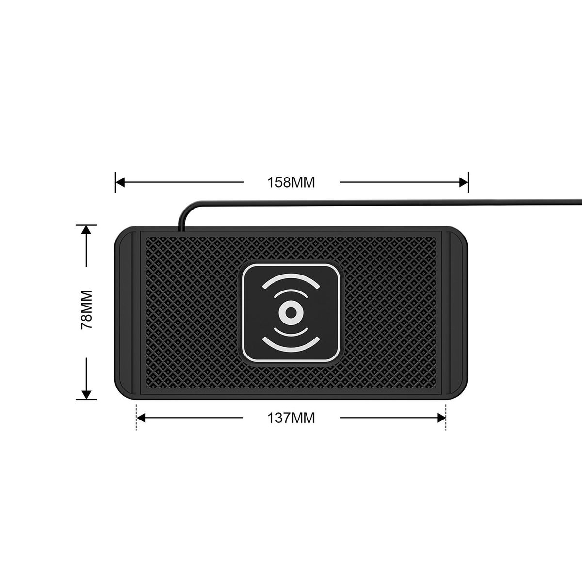 Wireless Charger Pad Fast Charging Non-slip Diy Trim Wide B