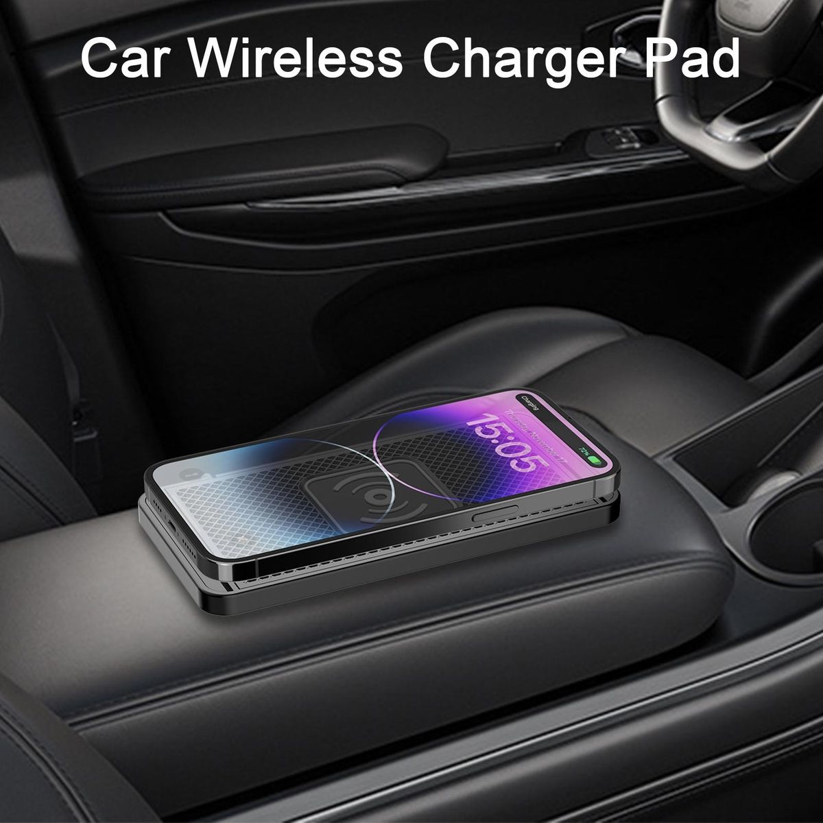 Wireless Charger Pad Fast Charging Non-slip Diy Trim Wide B