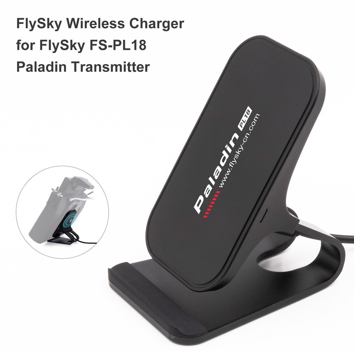 FlySky PL18 Paladin Transmitter Wireless Charger for FS-PL18