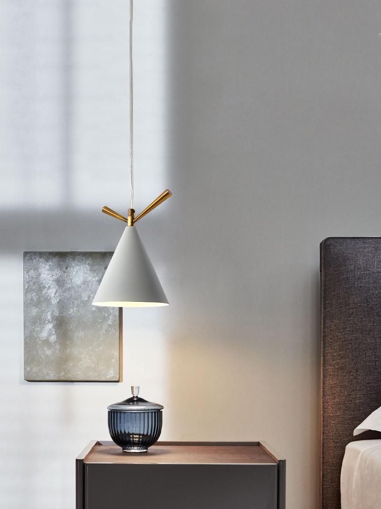 Modern minimalistic bedside small chandelier