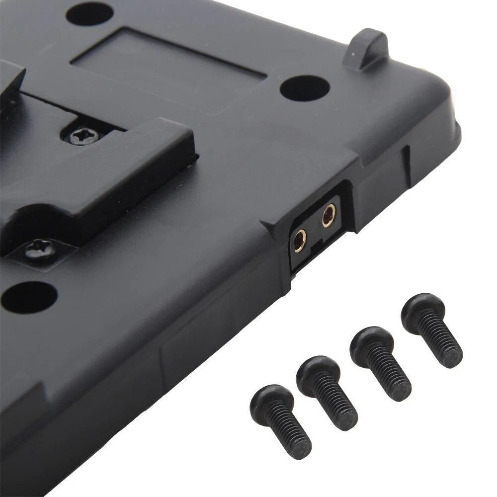 FOTGA Battery Back Pack Plate Adapter D-Tap for Sony V-shoe V-mount External DSLR Camcorder Video Light