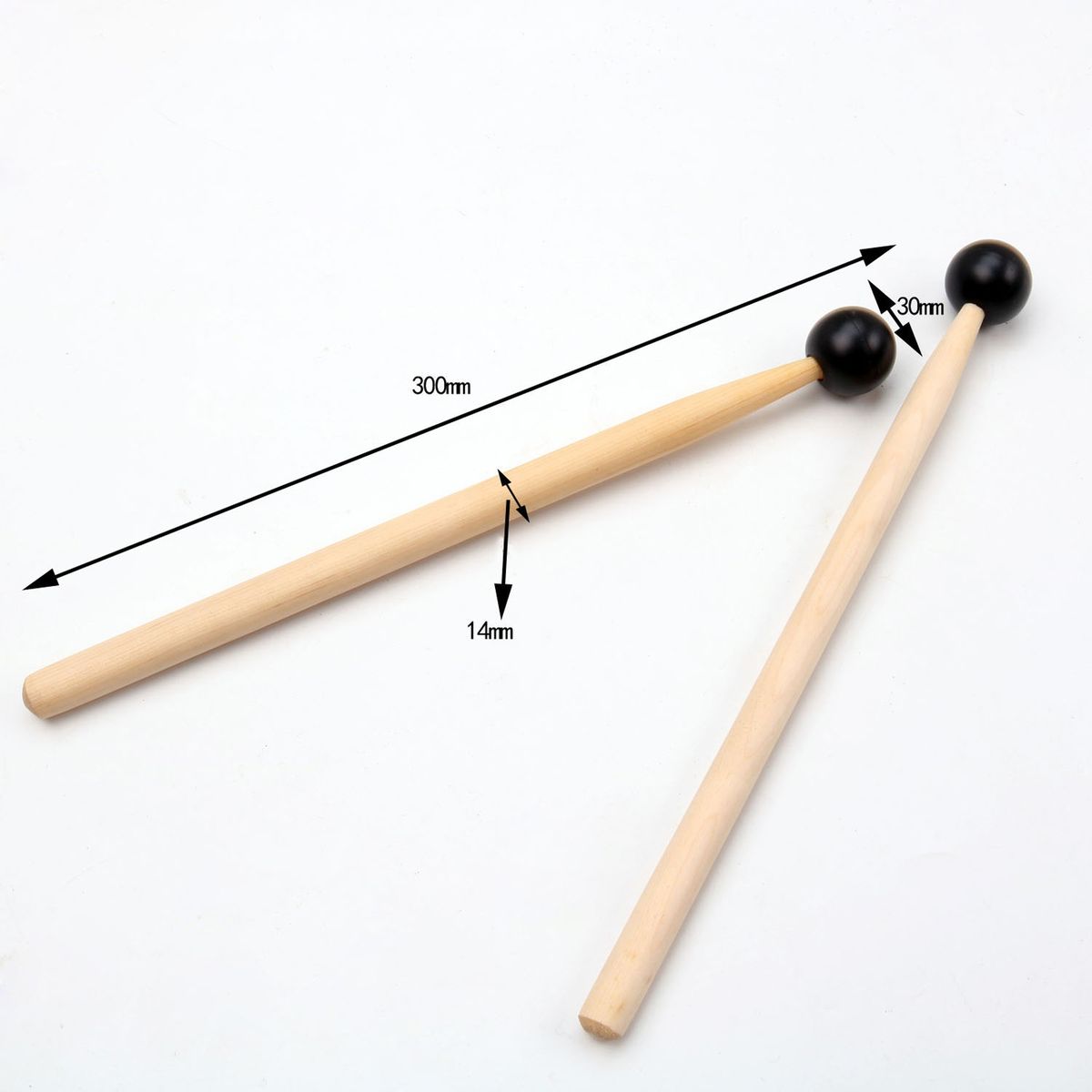 1 Pair Tongue Steel Drum Xylophone Mallets Tuning Fork
