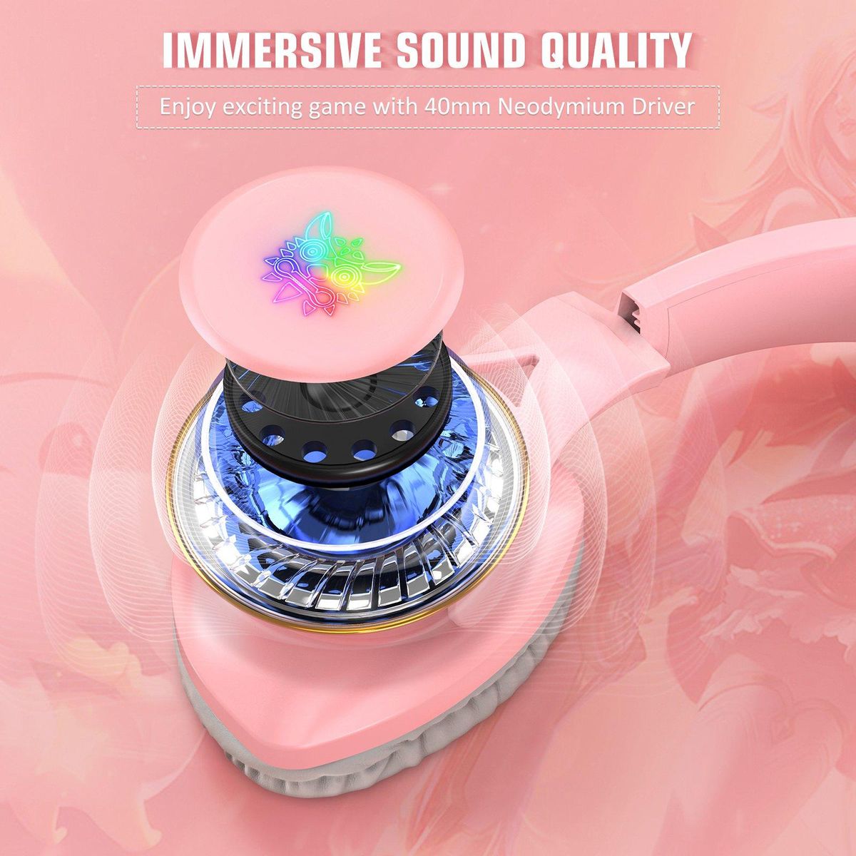 ONIKUMA X16 Wired Headset with Noise Reduction Microphone
