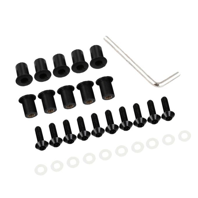 10 Pieces Universal Windscreen Windshield Bolts Screw Kit M5 5mm Green