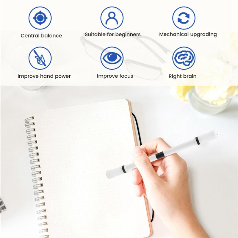 Pen Spinning Rotating Finger Pen Detachable Spinning Mod Reduced Pressure and Adults Office School Supplies