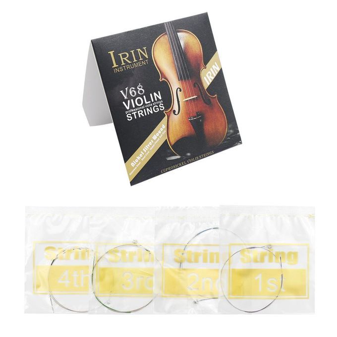 2X Complete Set Of GDAE Silver Violin Strings With High Tech