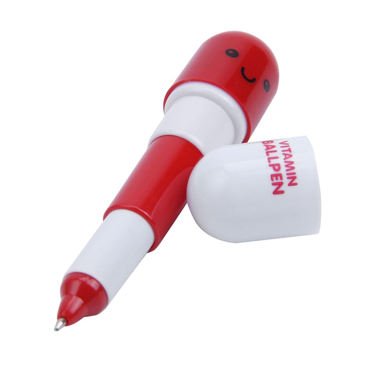 24pcs Vitamin pill Ballpoint Pen, Novelty Retractable Gift