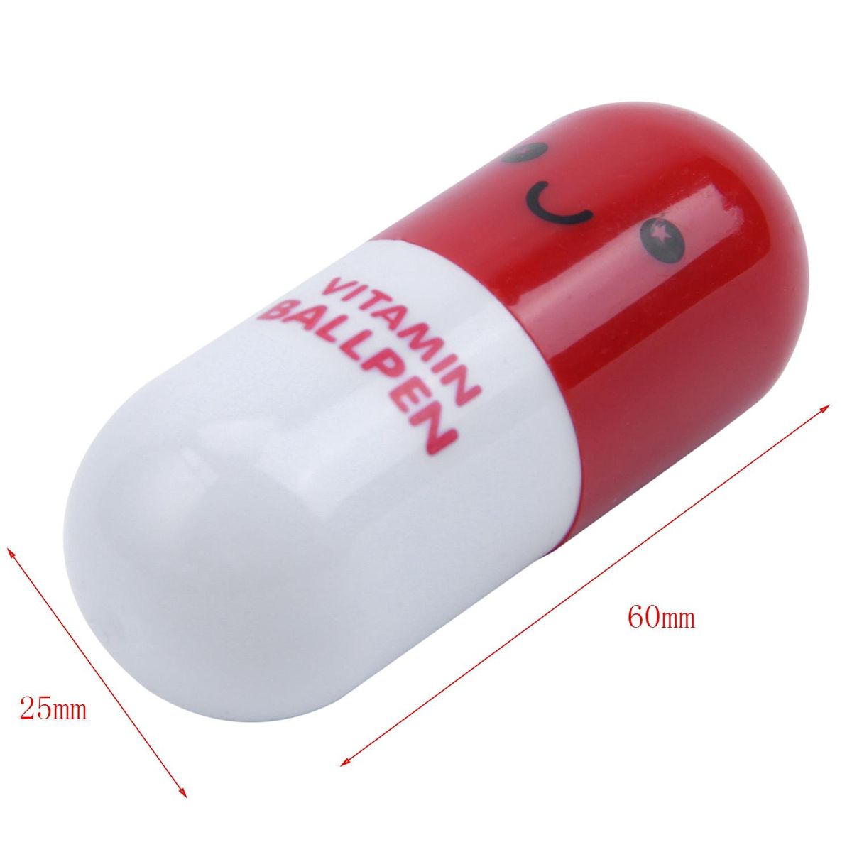 24pcs Vitamin pill Ballpoint Pen, Novelty Retractable Gift