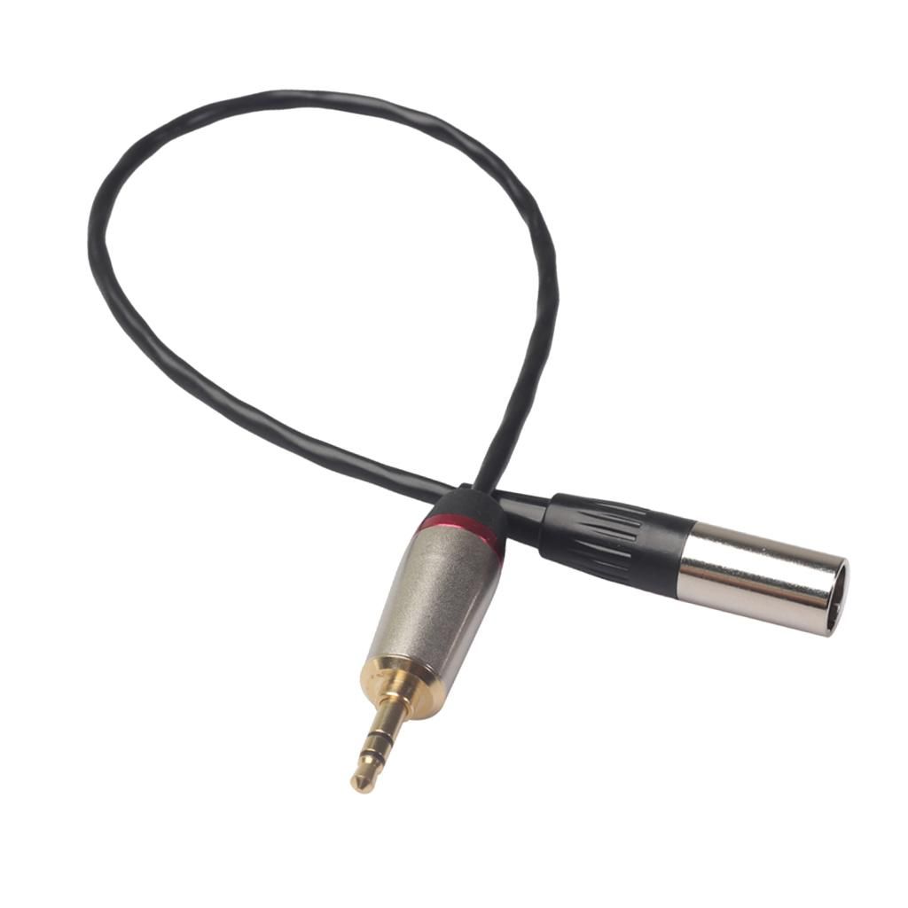 1pc 3.5mm Male To XLR Male Cable TRS 3Pin Microphone