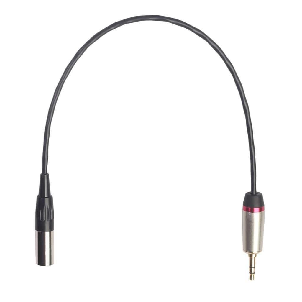 1pc 3.5mm Male To XLR Male Cable TRS 3Pin Microphone