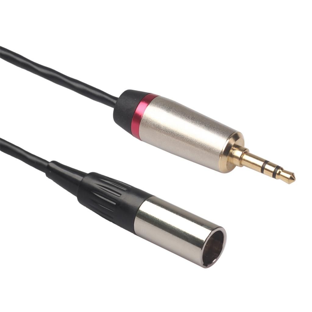 1pc 3.5mm Male To XLR Male Cable TRS 3Pin Microphone