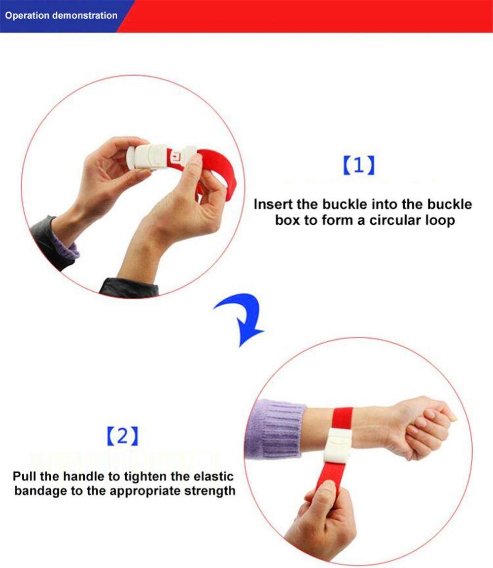 2pcs Tourniquet Slow Release First Aids For Emergency Injury Stop-Blue