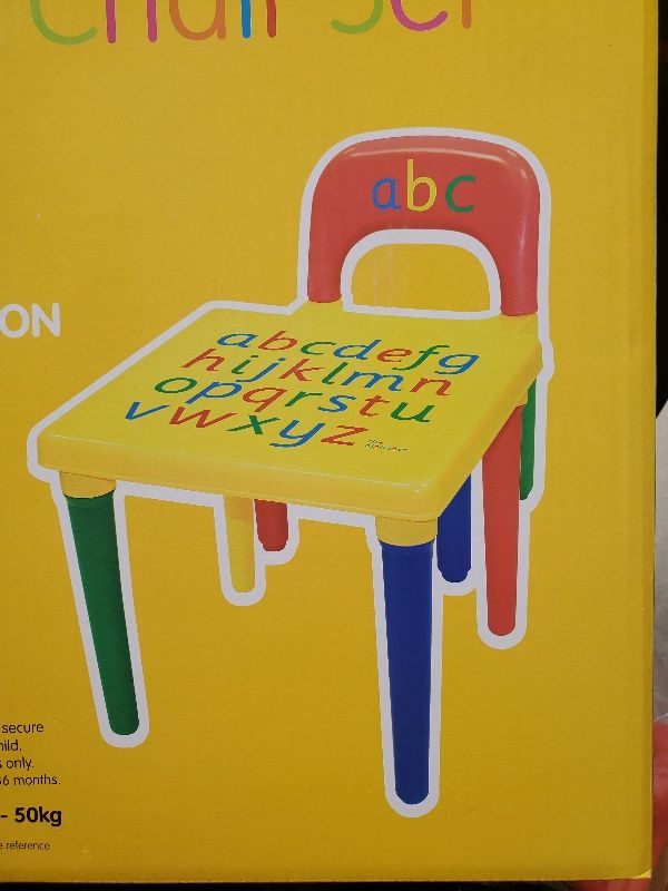 Kid Reading And Dinning Set(table And Chair)