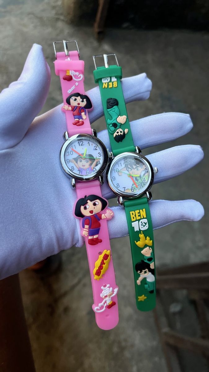 2 Piece Children Cartoon  Wristwatch For Boys And Girls