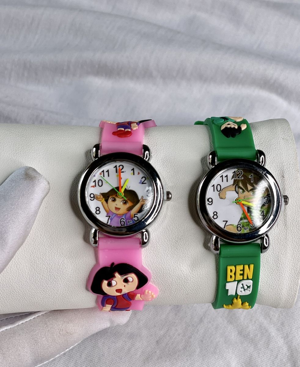 2 Piece Children Cartoon  Wristwatch For Boys And Girls