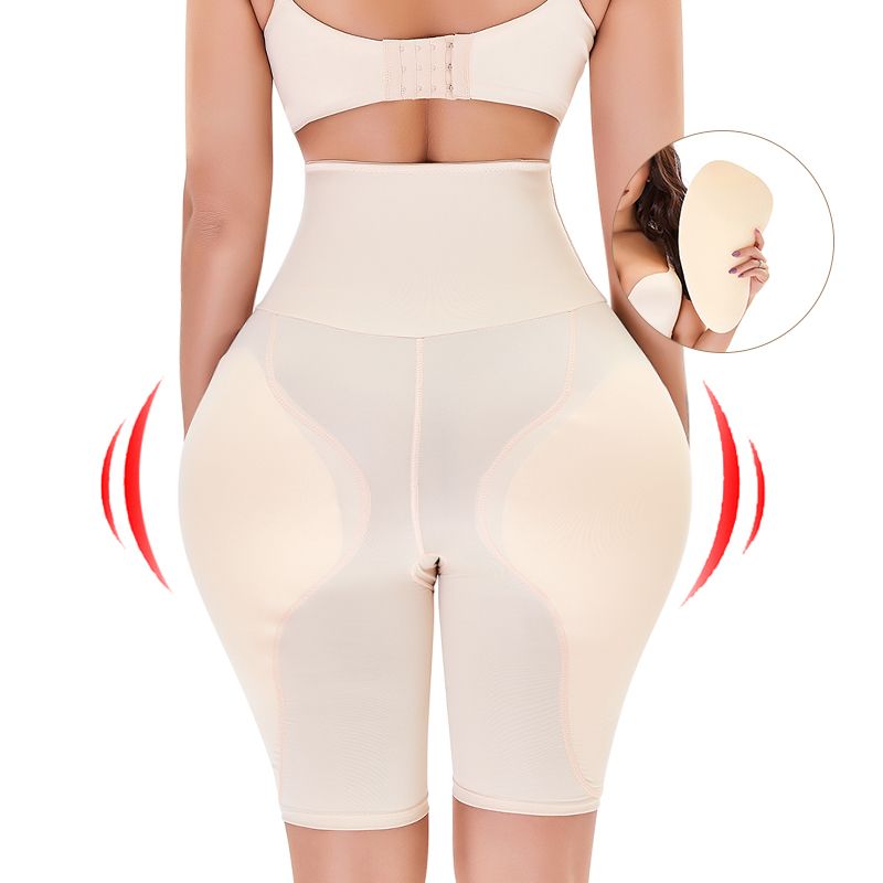 Booty  Lifter High Waist Trainer Thigh Women Shapewear Seamless   Lift Hips Pads Faja Shaper Padding Pants