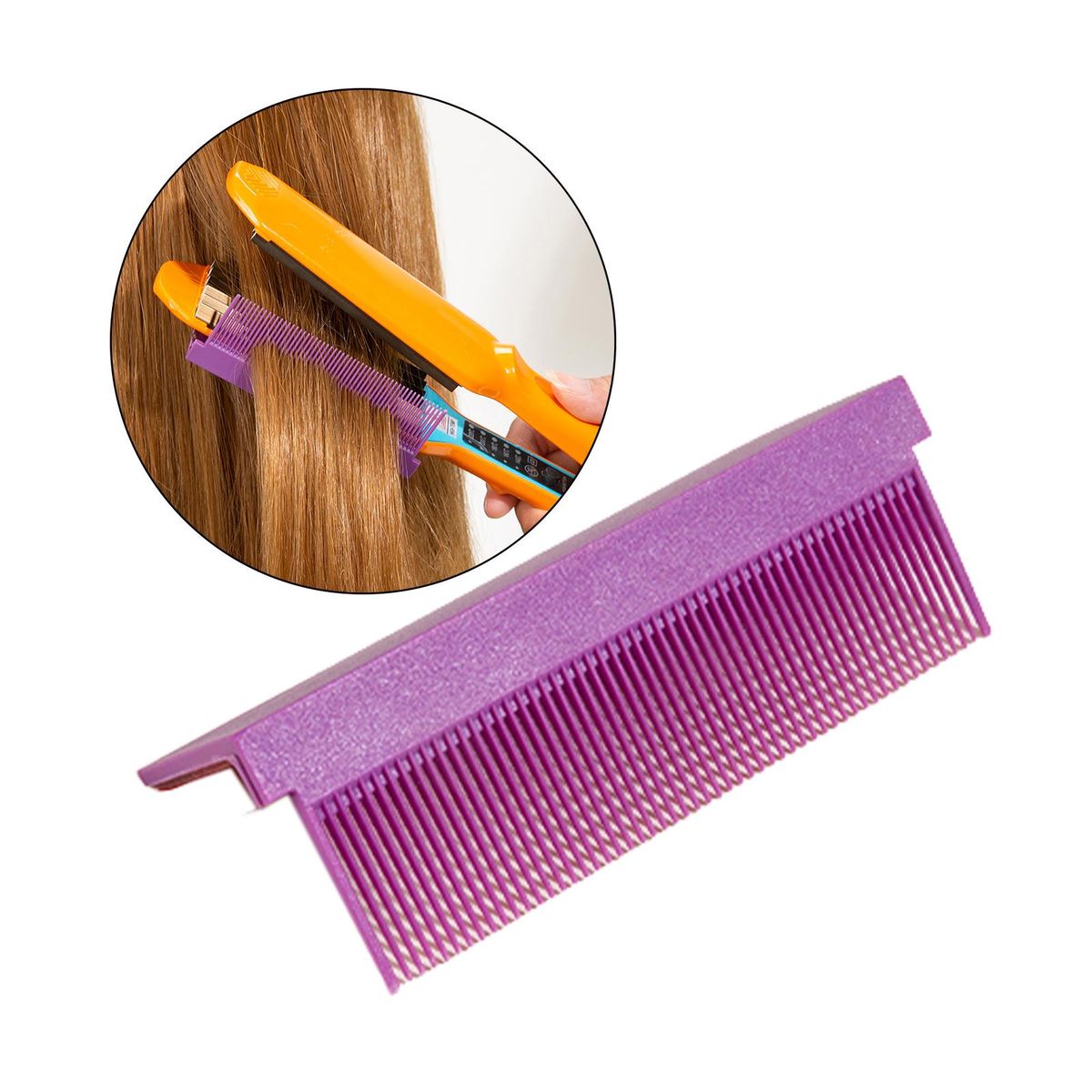 Comb Attachment For Flat Iron Accessories Violet