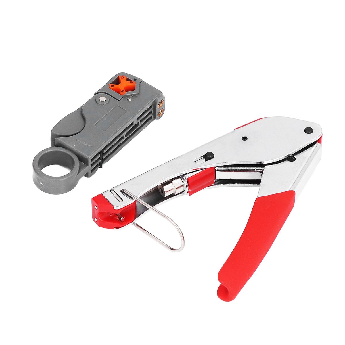 Crimping Pliers Coaxial Cable Wire Stripper Crimper