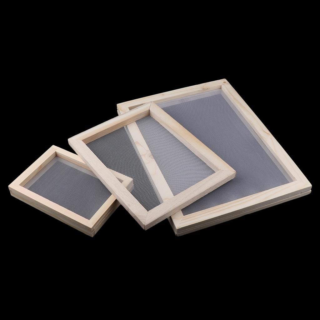 DIY Paper Making Mold Frame Screen Tool Paper Handcrafts Mould For