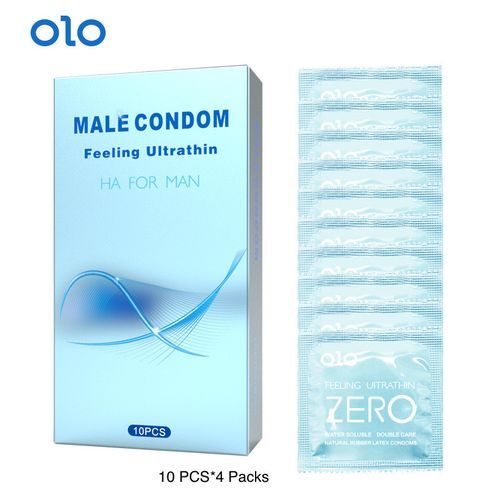 40 Pcs Of Extra-thin Condoms /4 Packs