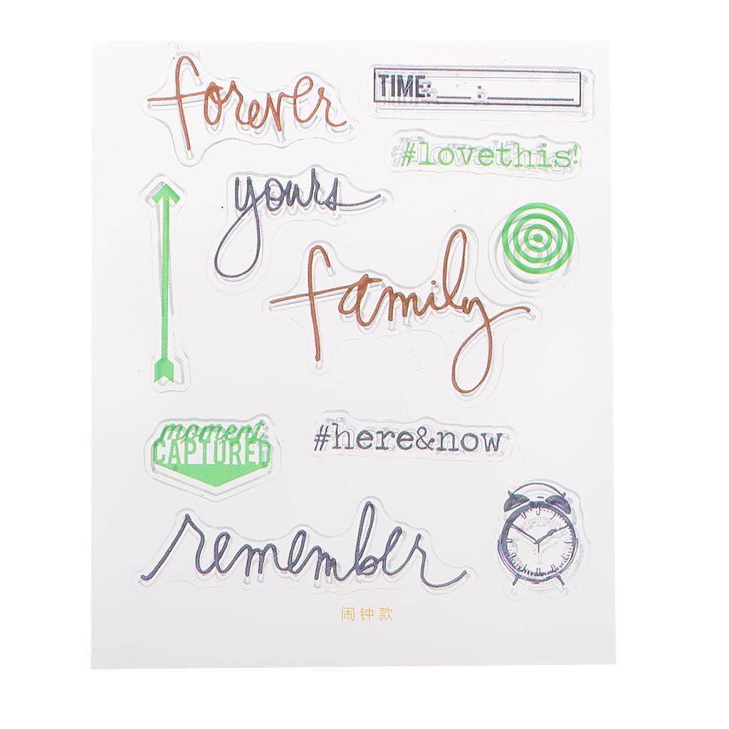 Transparent Stamp For Scrapbook Phote Album Stamping
