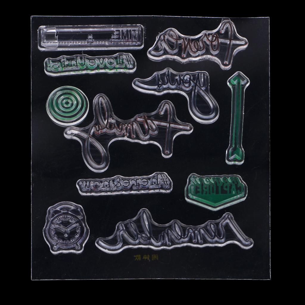 Transparent Stamp For Scrapbook Phote Album Stamping