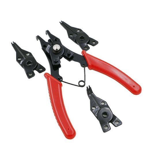 4-in-1 Snap Ring Pliers Plier Set DIY  Ir Lip  Ombination Retaining  Lip-red