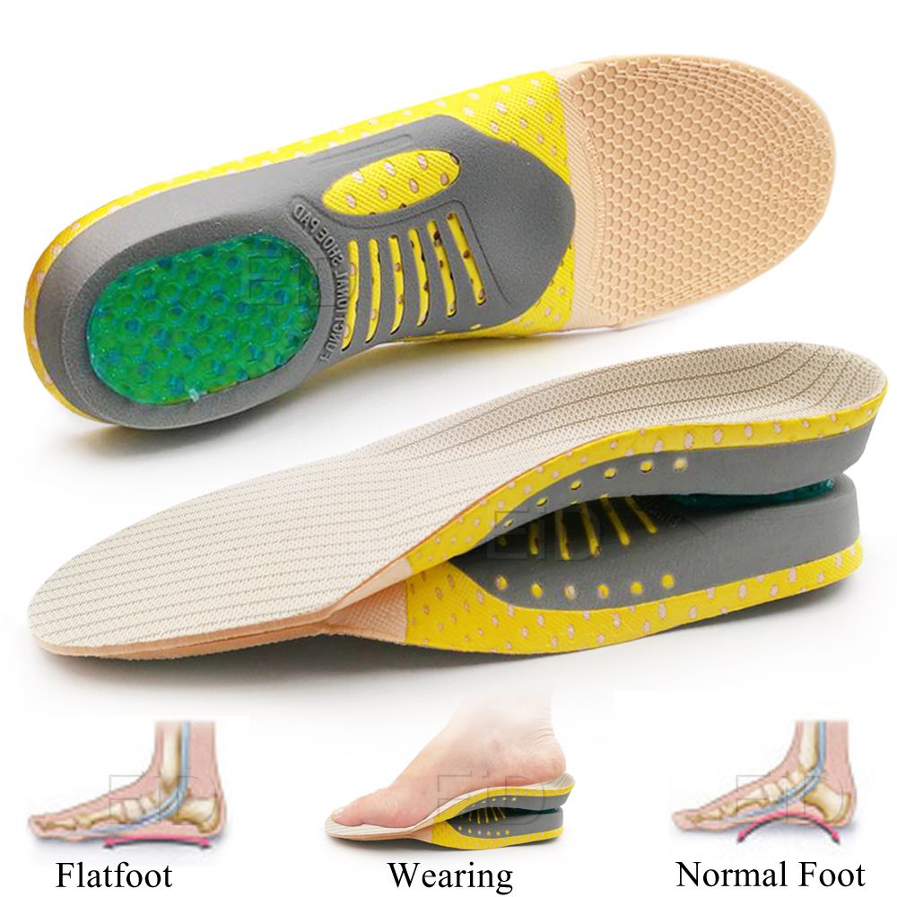 Premium Orthotic Insoles Orthopedic Flat Foot Health Sole Pad For Shoes Insert Arch Support Pad For Plantar Fasciitis UniL EU 41-45