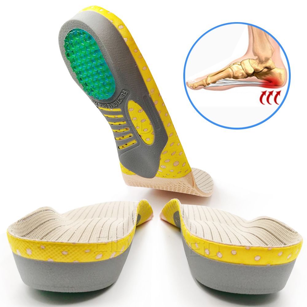 Premium Orthotic Insoles Orthopedic Flat Foot Health Sole Pad For Shoes Insert Arch Support Pad For Plantar Fasciitis UniL EU 41-45