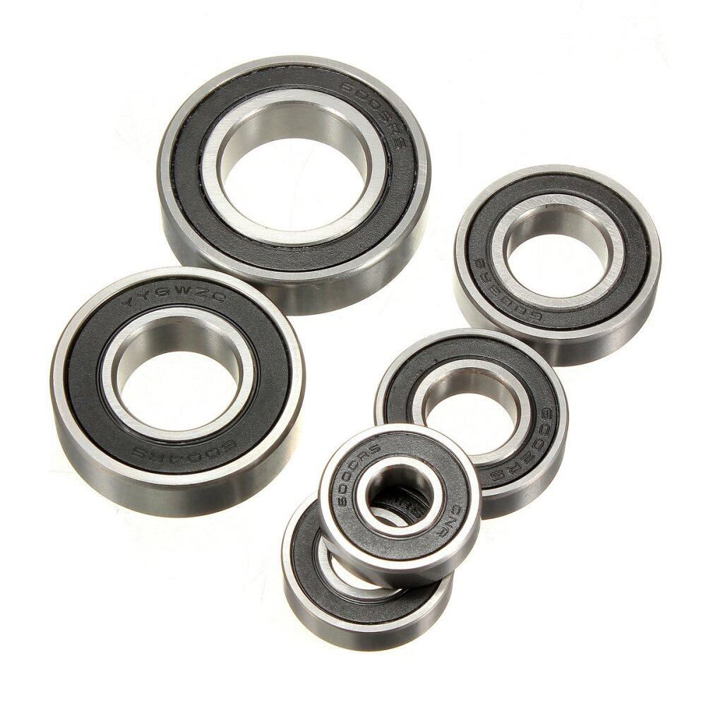 10Pcs Deep Groove Rubber Sealed Ball Bearing 6000 6001 6002 6003 6004 6005 2RS