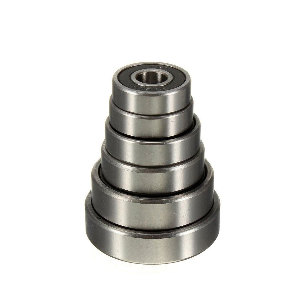 10Pcs Deep Groove Rubber Sealed Ball Bearing 6000 6001 6002 6003 6004 6005 2RS