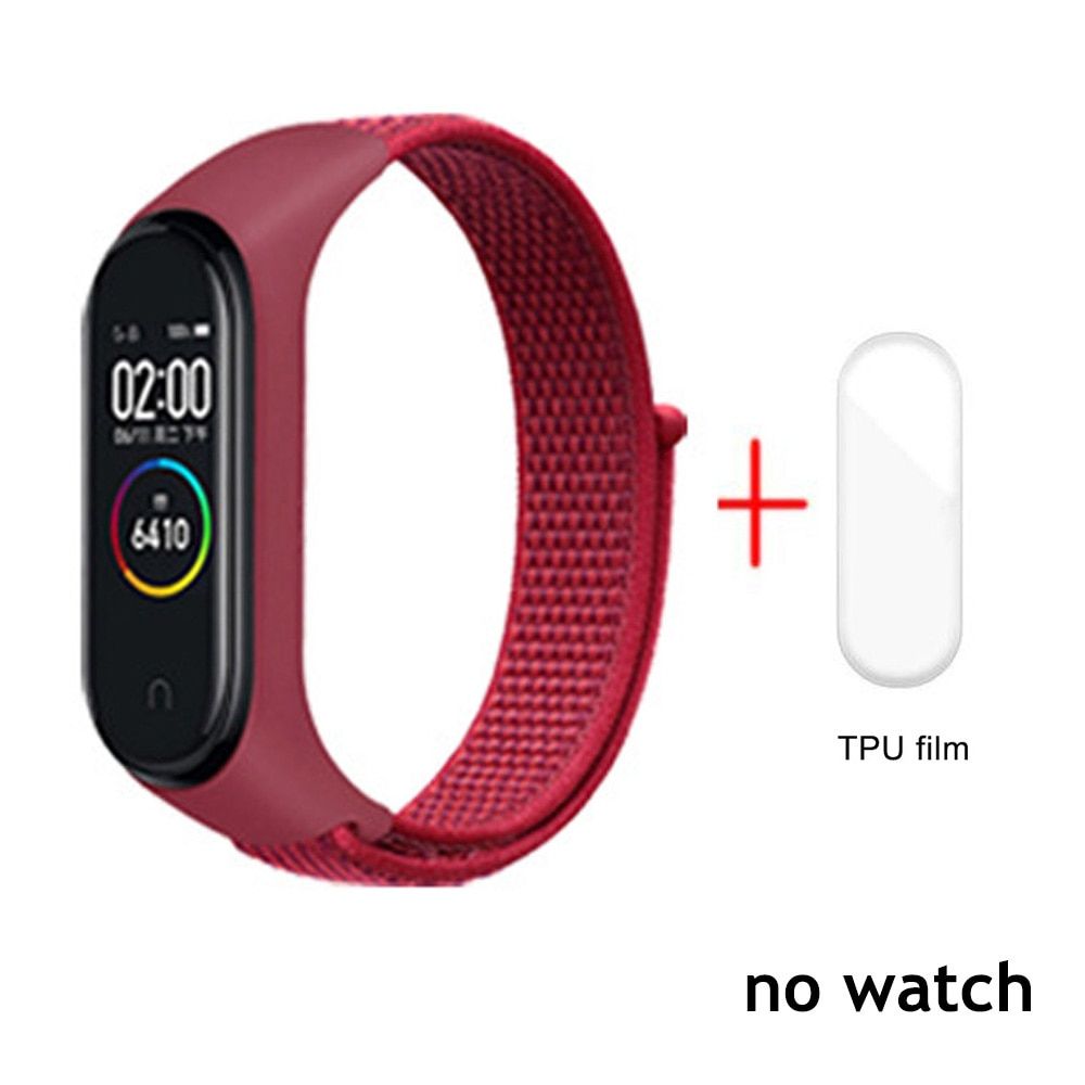 Forwelleny Nylon Strap For Xiaomi  Amazfit Band 5 Miband Mi