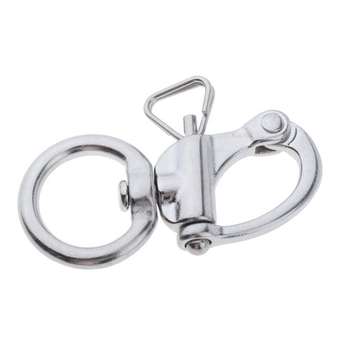 Stainless Steel Swivel Shackle Boat Marine Rigging Quick Release