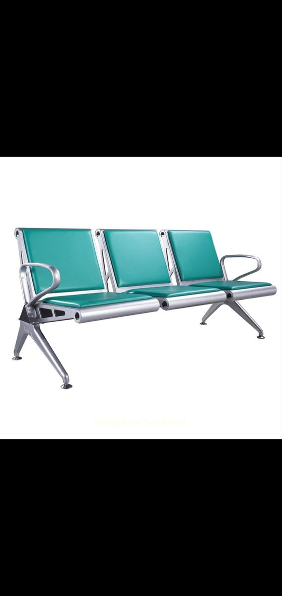 Executive Green 3seater Padded Chair