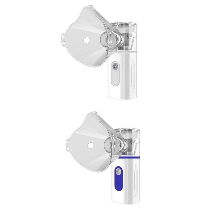 2 Pcs Handheld Portable Nebulizer Inhaler  Nebuliser Strong
