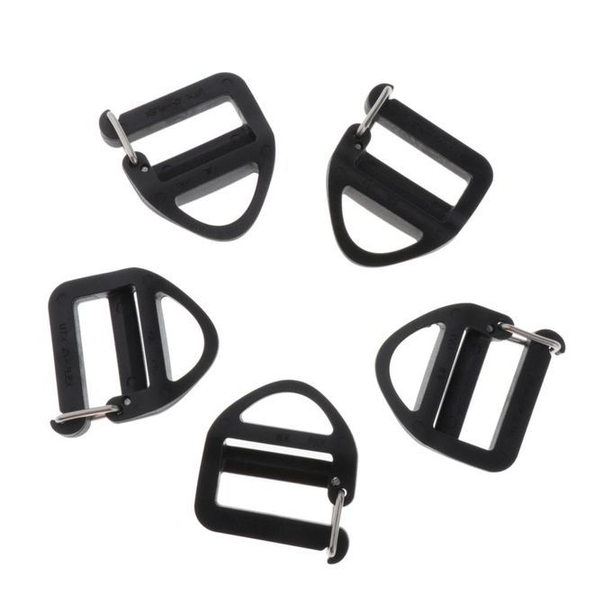 5x Ladder Lock Slider Backpack Straps Fastener For Clothing Belts 20mm